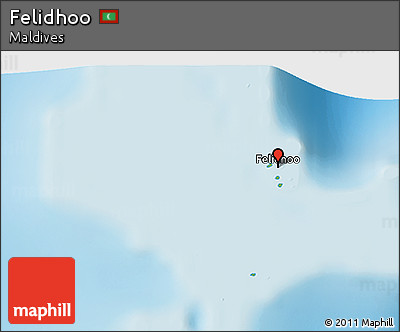 Physical 3D Map of Felidhoo