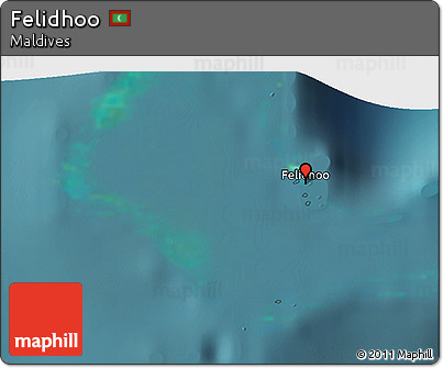 Satellite 3D Map of Felidhoo