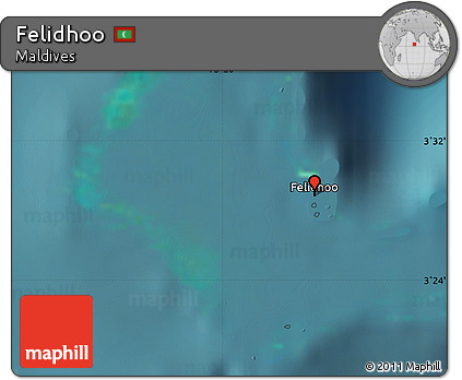 Satellite Map of Felidhoo