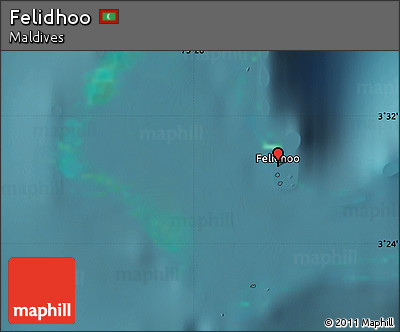 Satellite Map of Felidhoo