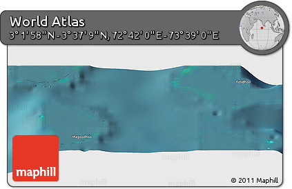 Satellite Panoramic Map of the Area around 3° 19' 33" N, 73° 10' 30" E