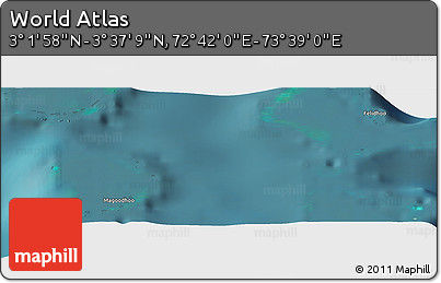 Satellite Panoramic Map of the Area around 3° 19' 33" N, 73° 10' 30" E