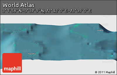 Satellite Panoramic Map of the Area around 3° 19' 33" N, 73° 10' 30" E