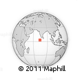 Outline Map of the Area around 3° 19' 33" N, 74° 1' 30" E, rectangular outline