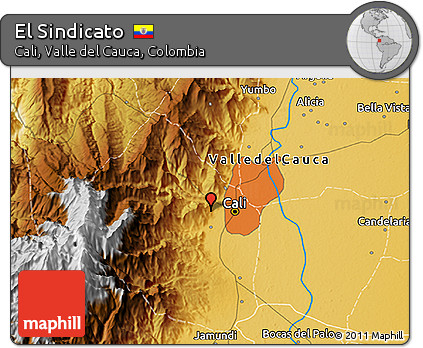Physical 3D Map of El Sindicato