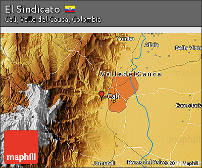 Physical 3D Map of El Sindicato