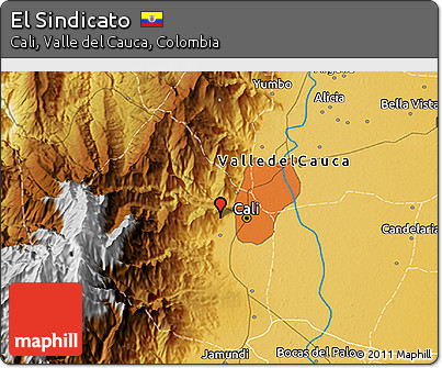 Physical 3D Map of El Sindicato
