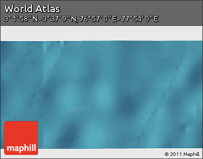 Satellite 3D Map of the Area around 3° 19' 33" N, 77° 25' 30" E