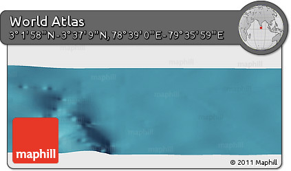 Satellite Panoramic Map of the Area around 3° 19' 33" N, 79° 7' 30" E