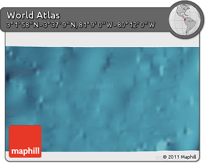 Satellite 3D Map of the Area around 3° 19' 33" N, 80° 40' 30" W