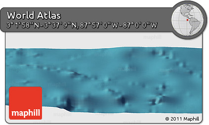 Satellite Panoramic Map of the Area around 3° 19' 33" N, 87° 28' 29" W