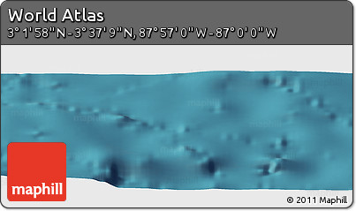 Satellite Panoramic Map of the Area around 3° 19' 33" N, 87° 28' 29" W