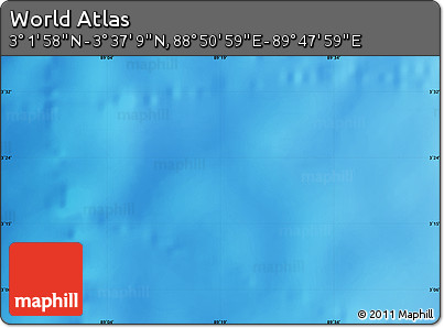 Physical Map of the Area around 3° 19' 33" N, 89° 19' 29" E