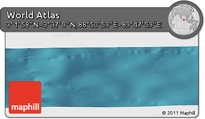Satellite Panoramic Map of the Area around 3° 19' 33" N, 89° 19' 29" E