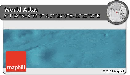 Satellite Panoramic Map of the Area around 3° 19' 33" N, 91° 52' 30" E