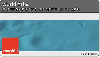 Satellite Panoramic Map of the Area around 3° 19' 33" N, 91° 52' 30" E