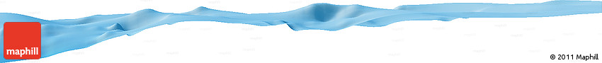 Shaded Relief Horizon Map of the Area around 3° 19' 33" N, 94° 25' 30" E
