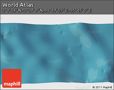 Satellite 3D Map of the Area around 3° 19' 33" N, 95° 16' 30" E