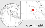 Blank Location Map of the area around 3° 19' 33" N, 96° 58' 29" E