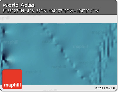Satellite 3D Map of the Area around 3° 51' 2" N, 104° 28' 29" W