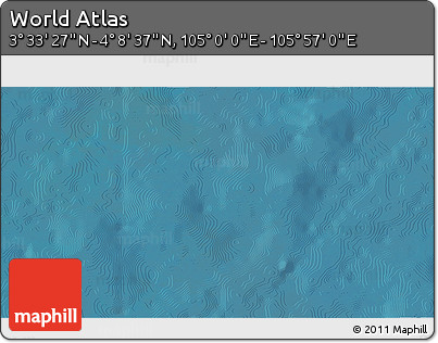 Satellite 3D Map of the Area around 3° 51' 2" N, 105° 28' 29" E