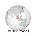 Outline Map of the Area around 3° 51' 2" N, 105° 28' 29" E, rectangular outline