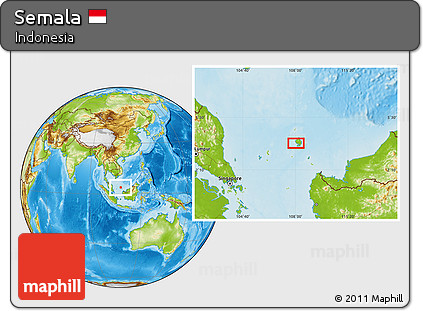 Physical Location Map of Semala