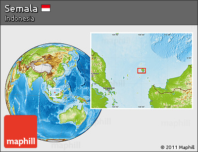 Physical Location Map of Semala