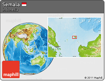 Physical Location Map of Semala
