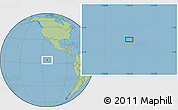 Savanna Style Location Map of the area around 3° 51' 2" N, 114° 40' 30" W