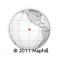 Outline Map of the Area around 3° 51' 2" N, 118° 4' 29" W, rectangular outline