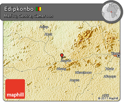 Physical 3D Map of Edipkonbo