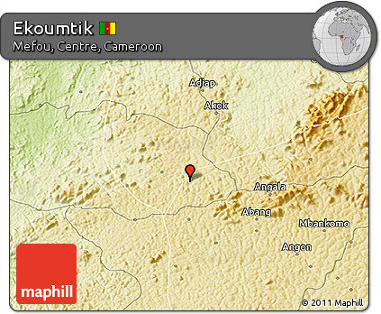 Physical 3D Map of Ekoumtik
