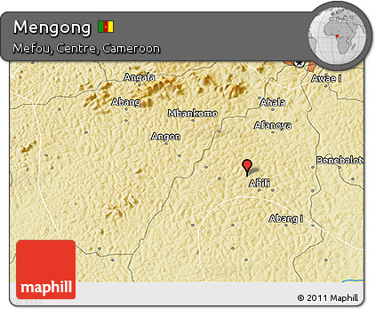 Physical 3D Map of Mengong