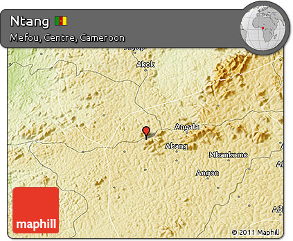 Physical 3D Map of Ntang