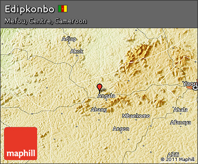 Physical 3D Map of Edipkonbo