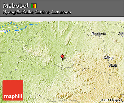 Physical 3D Map of Mabobol