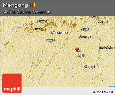 Physical 3D Map of Mengong