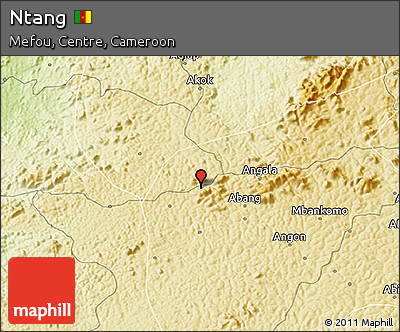 Physical 3D Map of Ntang