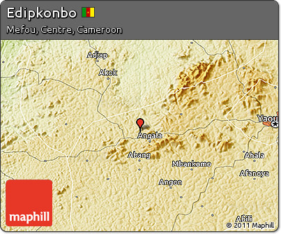 Physical 3D Map of Edipkonbo