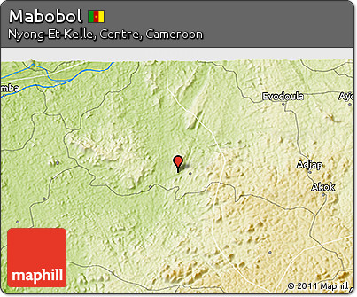 Physical 3D Map of Mabobol
