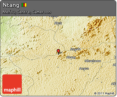 Physical 3D Map of Ntang