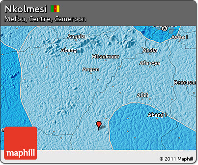 Political 3D Map of Nkolmesi