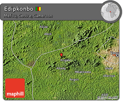 Satellite 3D Map of Edipkonbo