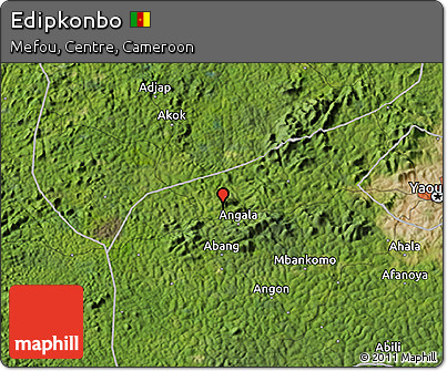 Satellite 3D Map of Edipkonbo