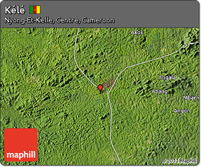 Satellite 3D Map of Kélé