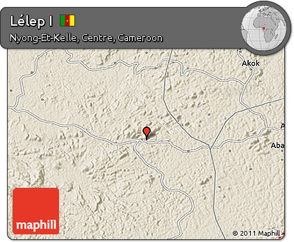 Shaded Relief 3D Map of Lélep I