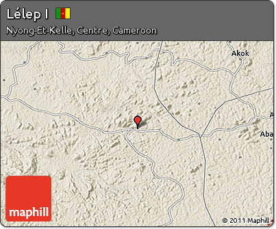 Shaded Relief 3D Map of Lélep I