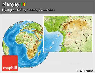 Physical Location Map of Manyay