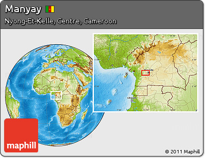 Physical Location Map of Manyay